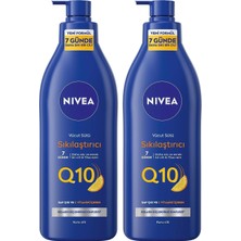 Gndz Store Sıkılaştırıcı Vücut Sütü 400 Ml,7 Günde Sıkılaştırıcı,72 Saat Nemlendirici,c Vitamini,kolajen,kuru Cilt (2 Paketi)