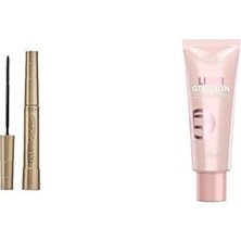 Gndz Store Seti | Telescopic Maskara - Siyah X1 + Glotion All-In-One Doğal Işıltı Aydınlatıcı Losyon - 901 Fair Glow X1