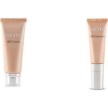 Gndz Store Bb Cream 500 Doğal Kapatıcı Spf 15 Bb Krem & Bb Concealer 02 Spf 15 Göz Altı Kapatıcısı Makyaj Seti
