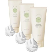 Gndz Store Yağlanma Karşıtı, Arındırıcı Temizleme Köpüğü 172ML Creamy Cleansing Foam (Green Tea) (3 Paketi)