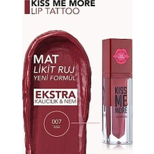 Gndz Store Kiss Me More Yüksek Pigmentli & Mat Bitişli Nemlendirici Likit Ruj