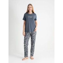 Wondergen Lacivert Kadın Pijama Alt 401WON-1116-187