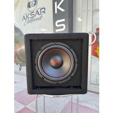 Mehter AKS-EVO12 Mini Kare L Port Kabinli Evo Seri 1000WAT 300W Rms 30 cm Subwoofer Bas