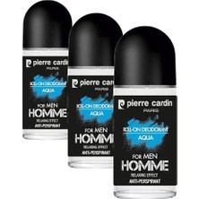 Gndz Store Aqua 48 Saat Etkili Antiperspirant Roll-On Deodorant - 50 ml 1 Paket (1 x 1000 G) (3 Paketi)
