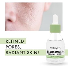 Gndz Store Niacinamide%10 ve Hyalüronik Asit Cilt Gözenek Sıkılaştırıcı Cilt Bariyeri Güçlendirici Serum, 30 ml