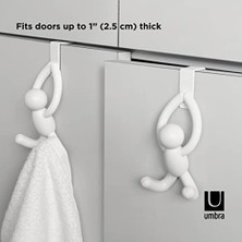Gndz Store Buddy'de Ayrıca Kapaklar ve Çekmeceler Için Kapı Üstü Kancası Da Bulunmaktadır, Beyaz, 2'li Set