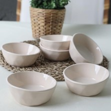 Gndz Store Krem Kristal Çerezlik/sosluk 12 cm 6 Adet 030