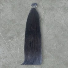 60  cm 250 Adet (60 Gr) Doğal Saç  Mikro Kaynak 1. Kalite Gri