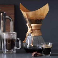 Gndz Store Cam Dripper Ekipmanı - Kahve Demleme Aleti - Cam Kahve Demleme - 800 ml - 6 Cup