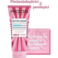 Gndz Store Procsın Butter Cream, Yoğun Nemlendirici & Besleyici Vücut Kremi, Cilt Bariyeri Güçlendirici, Kuruluk Karşıtı & Onarıcı Bakım, 175 ml