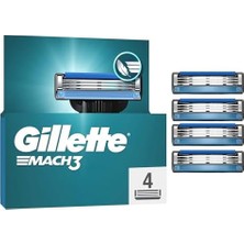 Gndz Store Mach3 Yedek Tıraş Bıçağı 4'lü