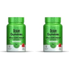 Gndz Store Ocean Gummies Cider Vinegar, Çiğnenebilir Jel Form (2 Paketi)