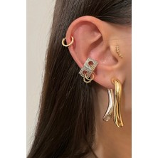 OkkoStore Zincir Kıkırdak Küpe Eaercuff