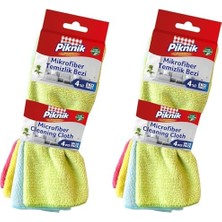 Gndz Store Piknik Mikrofiber Temizlik Bezi 4'lü (2 Paketi)