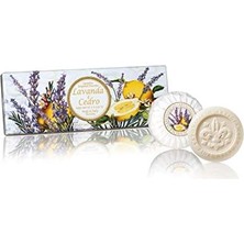 Gndz Store Saponificio Artigianale Fiorentino Sabun 3X100 gr - Lavender And Cedar
