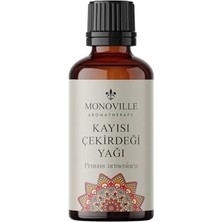 Gndz Store Monoville Kayısı Çekirdeği Yağı 30 ml Soğuk SIKIM%100 Saf ve Doğal (Apricot Kernel Oil)
