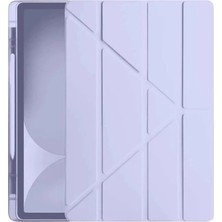 Aydogan's Ipad Pro 11 (2024) Kılıf Kalemlikli  Tablet Kılıfı - Lila