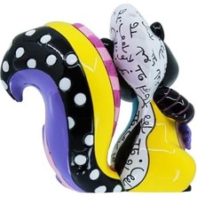 Gndz Store Britto Bambi Çiçek Çekingen Poz Minyatür Heykelcik, 7,5 Cm, Çok Renkli