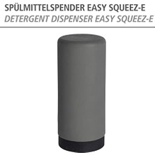 Gndz Store Easy Squeez-E Bulaşık Deterjanı Dispenseri, Mutfakta Bulaşık Deterjanı Için, Kolay Dozaj, Sızdırmaz Silikondan Sabunluk, Kapasite 250 Ml, Çap 6 x 14 Cm, Gri