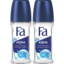 Gndz Store Fa Aqua Roll-On 50 ml Okyanus Kokulu Kadın Roll-On 2li Paket