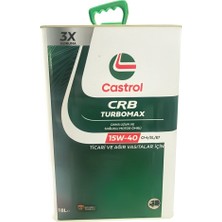 Castrol CRB Turbomax 15W-40 Viskozite 18 lt Motor Yağı API SN/CF ACEA A3/B4 Uzun Motor Ömrü ( Üretim Yılı: 2023 )