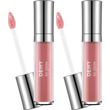 Gndz Store Dewy Lip Glaze Parlak & Dolgun Görünüm Veren Yapışmayan Dudak Parlatıcısı 022 Walk Wıth Me (2 Paketi)