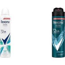 Gndz Store Kadın Sprey Deodorant Shower Fresh 72 Saat Kesintisiz Üstün Koruma 200 Ml(1) Rexona Men Erkek Sprey Deodorant Xtra 72 Saat Kesintisiz Üstün Koruma 150 Ml(2)