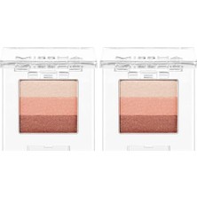 Gndz Store Yumuşak Dokulu, Dökülme Yapmayan 3 Renkli Göz Farı Triple Shadow No.6 (Marsala Red) (2 Paketi)