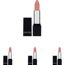 Gndz Store Cosmetics Mattever Lipstick 07 Whisper Talks Yarı Mat Bitişli Ruj, Nude (4 Paketi)
