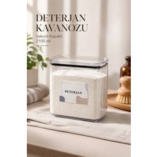 Okyanus Home Deterjan Vakumlu Dikdörtgen 2.1 Lt Saklama Kabı