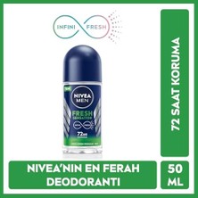 Gndz Store Men Fresh Sensation Roll On Deodorant 50 Ml,72 Saat Anti-Perspirant Koruma ve Men Erkek Roll On Deodorant Deep Dimension 72 Saat Anti-Perspirant Koruma (50 Ml)