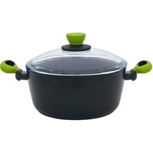 Gndz Store Colorgy Titanium 24CM Tencere/yeşil