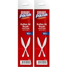 Gndz Store Piknik Plastik Bıçak 10'lu