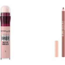 Gndz Store Anti Age Eraser Kapatıcı- 05 Brighten & New York Lifter Gloss Nemlendirici Dudak Parlatıcısı - 05 On It