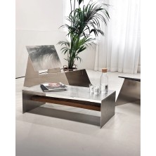 Gelişim Metal Valeria - Minimal Tasarım Metal Orta Sehpa - Modern Paslanmaz Çelik Orta Sehpa