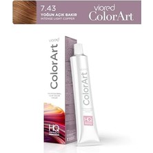 Gndz Store Profesyonel Tüp Saç Boyası 60 ml 7.43 Yoğun Parlak Bakır