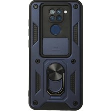 Aydogan's Note 9 Kılıf Pars Lens Yüzüklü  - Lacivert