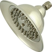 Gndz Store K306C8 Duş Başlığı, 6 Inç, Fırçalanmış Nikel