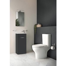 Gndz Store Zentrum 94-003-009 Yavaş Kapanır Klozet Kapağı, Duroplast, Beyaz