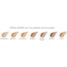 Gndz Store Total Cover 2si1 Arada Kapatıcı ve Fondöten No: 06 Taupe - 30 ml