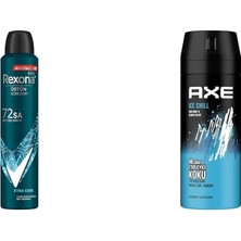 Gndz Store Men Erkek Sprey Deodorant Xtra 72 Saat Kesintisiz Üstün Koruma 200 Ml(1) Axe Erkek Deodorant & Bodyspray Ice Chill 48 Saat Etkileyici Koku (150 Ml)(2)