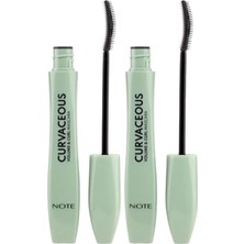 Gndz Store Cosmetics Curvaceous Hacim ve Kıvırma Etkili Maskara - Siyah (2 Paketi)