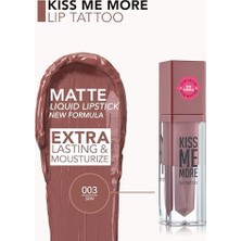 Gndz Store Kiss Me More Yüksek Pigmentli & Mat Bitişli Nemlendirici Likit Ruj