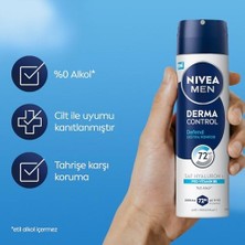 Gndz Store Men Erkek Sprey Deodorant Derma Control Defend 150 Ml, 72 Saat Anti Perspirant Koruma, Tahrişe Karşı Koruma,hyaluronik Asit, Pro Vitamin B5,alkolsüz Formül