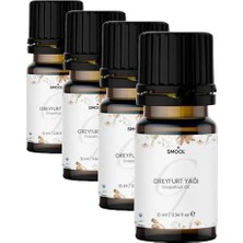 Gndz Store %100 Saf ve Doğal Greyfurt Kabuğu Uçucu Yağı 10ML (4 Paketi)