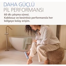 Gndz Store Epilatör Serisi 8000, Kablosuz, Islak ve Kuru Kullanım, Proguide, LED Işık, 60 Dakika Pil Ömrü, BRE708/05