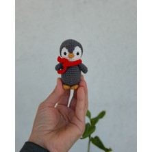 Renkli Ve Kreatif Amigurumi Penguen Anahtarlık