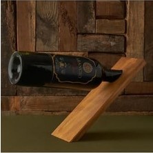 Gndz Store Ahşap Şişe Tutucu - Tekli Stand