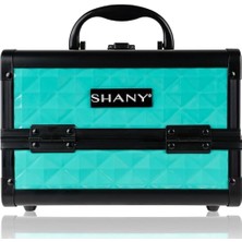 Gndz Store Shany Aynalı Mini Makyaj Tren Çantası - Turkuaz