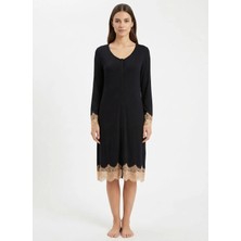 Wondergen Kahve Kadın Pijama Üst 401WON-1124-231